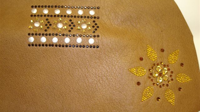 collection 1 strass+cut steel+studs on napa